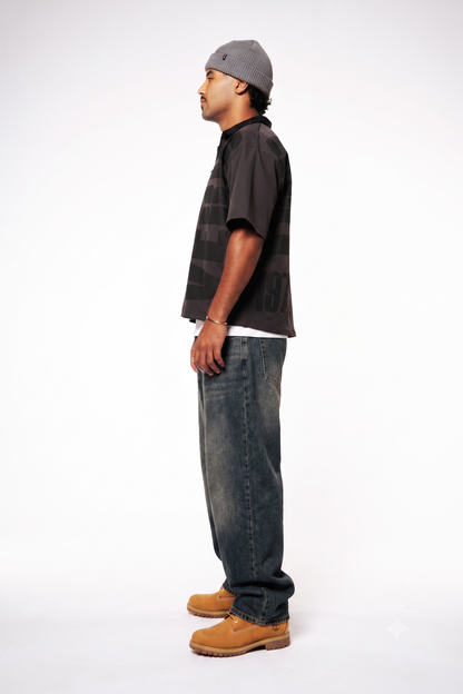 ESSEX short sleeve zip-shirt